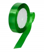 Изображение товара Лента атласная зеленая 20 мм А019